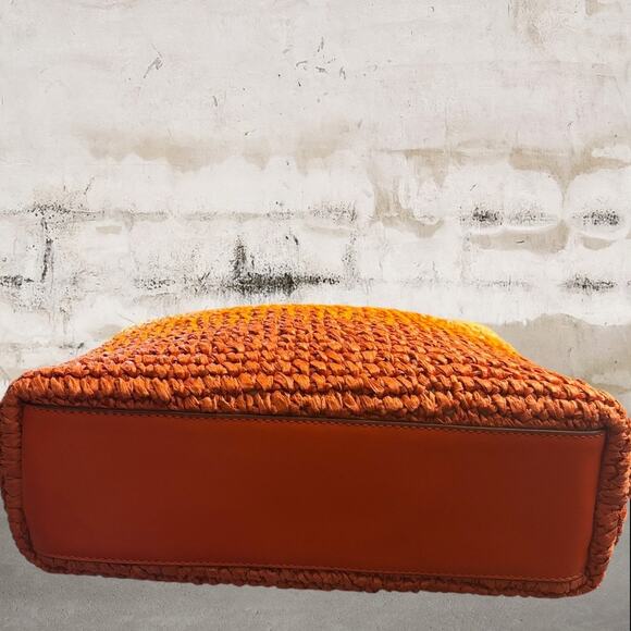 Michael Kors NWT The Michael Ombré Straw Tote Bag & Wallet - Picture 6 of 14